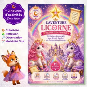 Aventure Licorne à Imprimer 4-7 ans | Sauve le Royaume | 15 missions