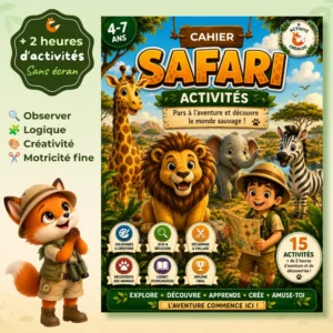 Cahier d'Activités Safari à Imprimer