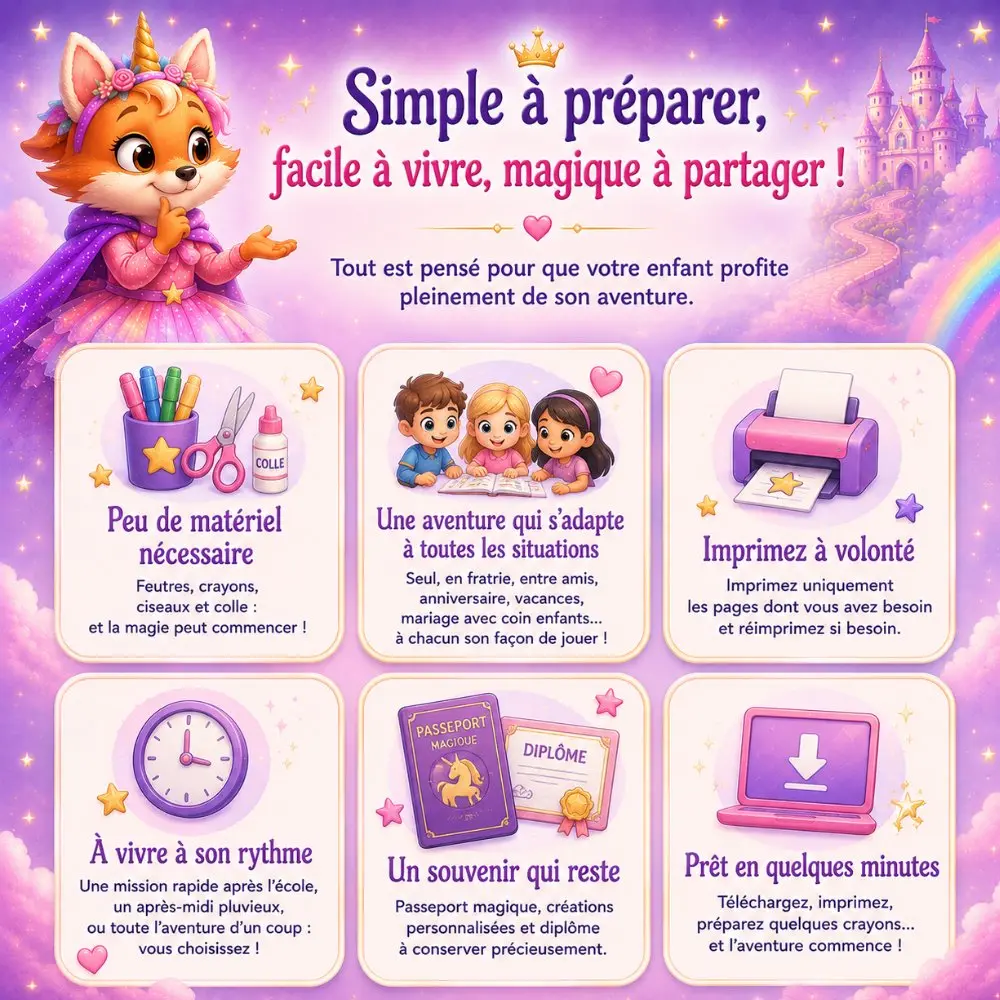 Aventure Licorne à Imprimer 4-7 ans | Sauve le Royaume | 15 missions – Image 5