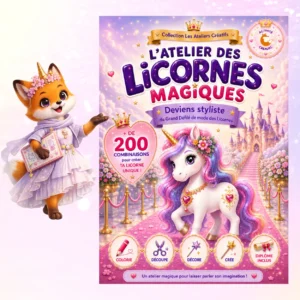 Atelier Licorne à Imprimer 4-7ans - Deviens Styliste du Défilé