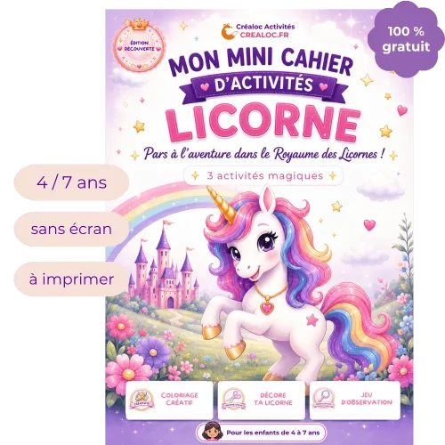 activite licorne gratuit